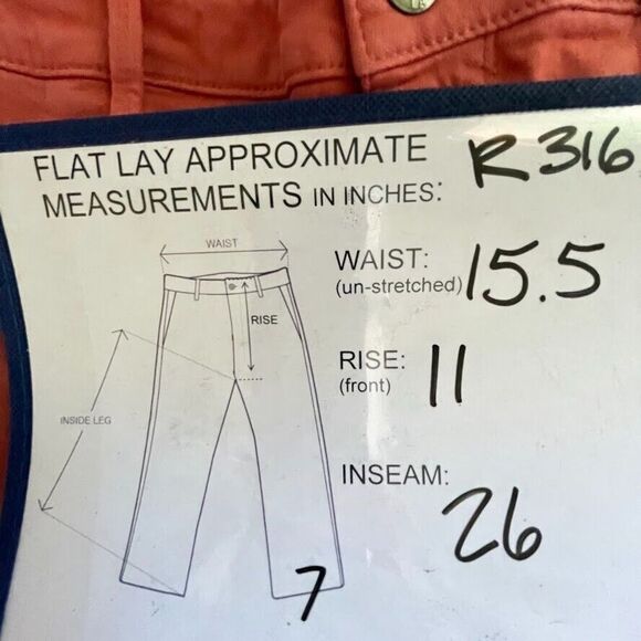 Pistola Red Rock Jeans Womens 31 High Rise Straight Leg Exposed Button Pants - Picture 9 of 14